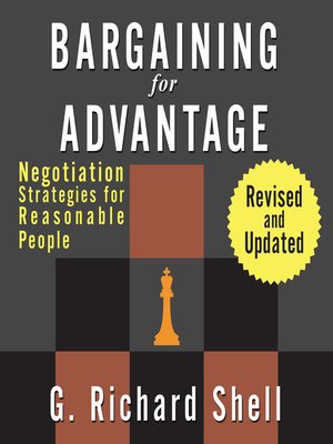 bargaining for advantage richard shell pdf download
